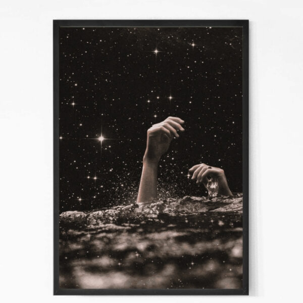 Drowning Cosmic Sea Wall Art