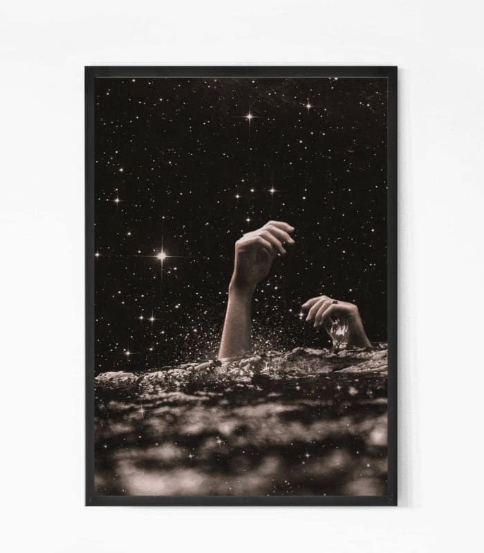 Drowning Cosmic Sea Wall Art