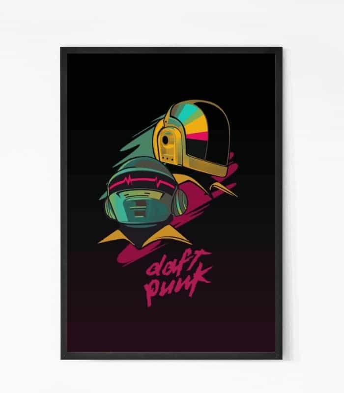 Electronic Music Band Daft Punk Wall Art