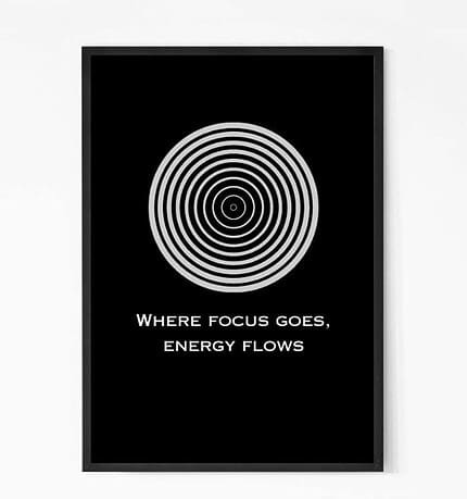Focus Quote Wall Art