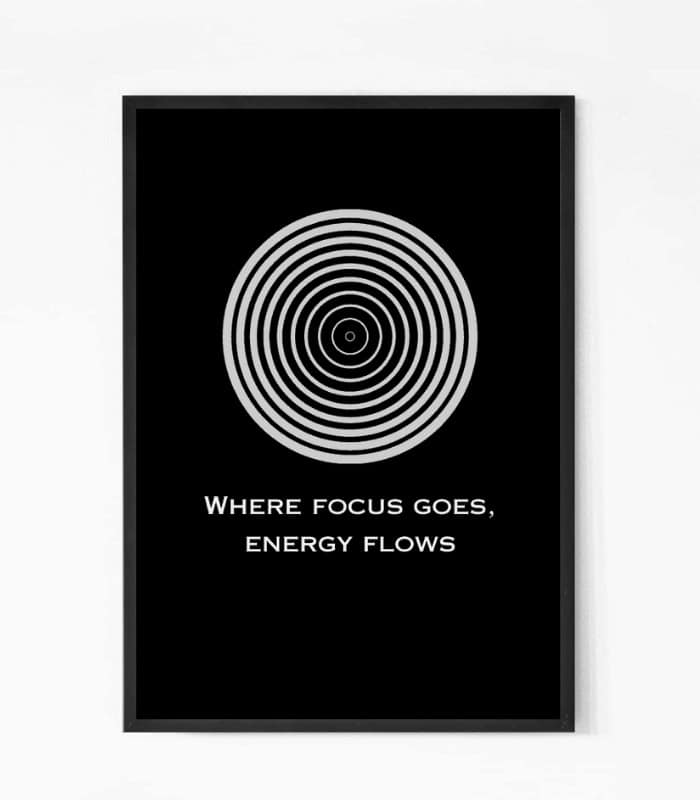 Focus Quote Wall Art