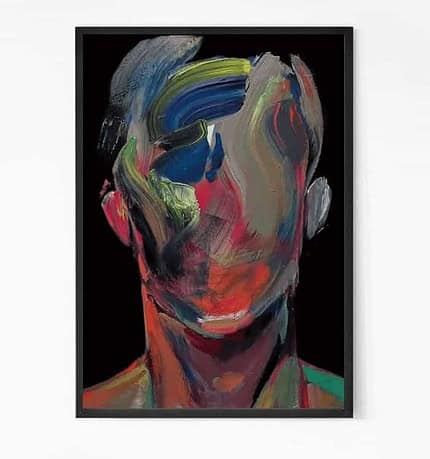 Hand painted Face Wall Art