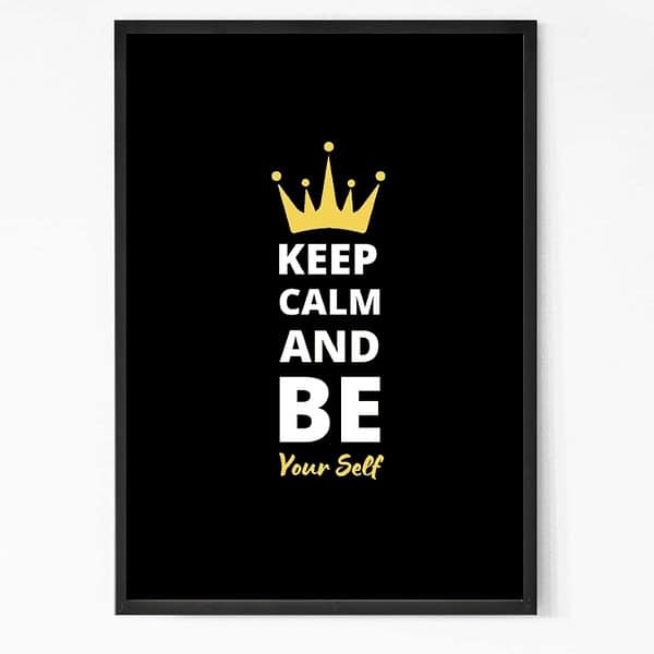 Keep Calm Quote Wall Art