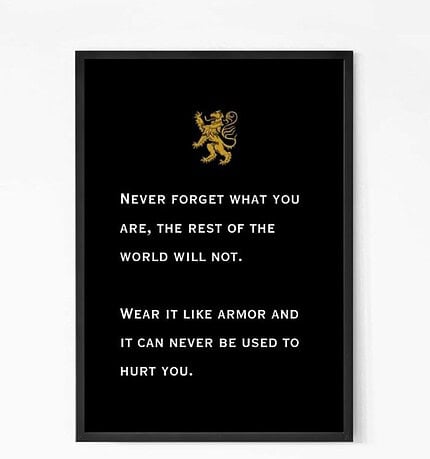 Lannisters Quote Wall Art