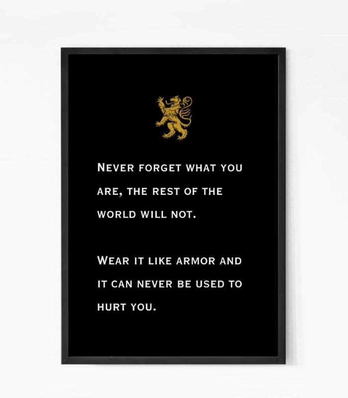 Lannisters Quote Wall Art