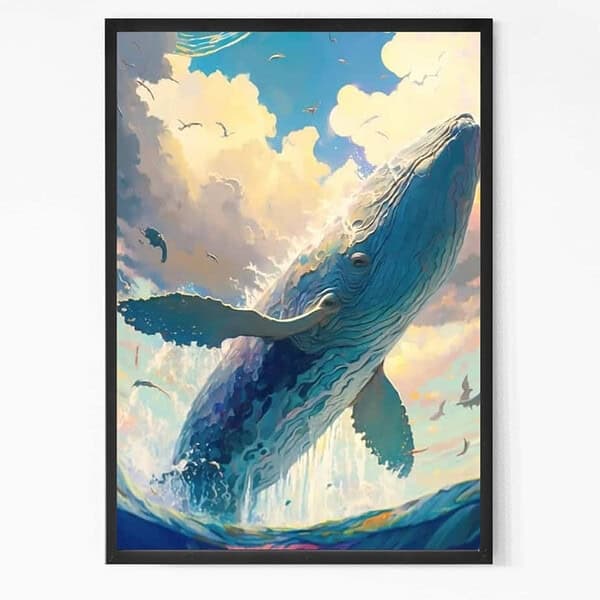 Magnificent Whale Wall Art