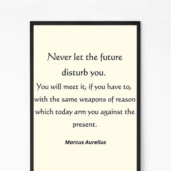 Marcus Aurelius Quote Wall art