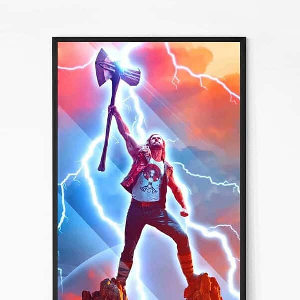 Marvel Thor Lightning wall art