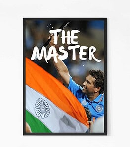 Master Sachin Tendulkar Wall art