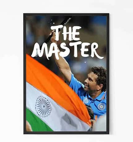Master Sachin Tendulkar Wall art