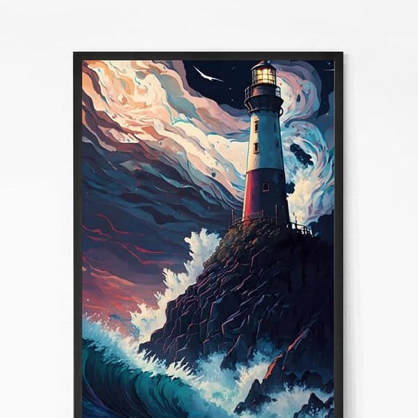 Mesmerizing Lighthouse Wall Art