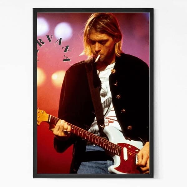 Nirvana Kurt Cobain Wall Art