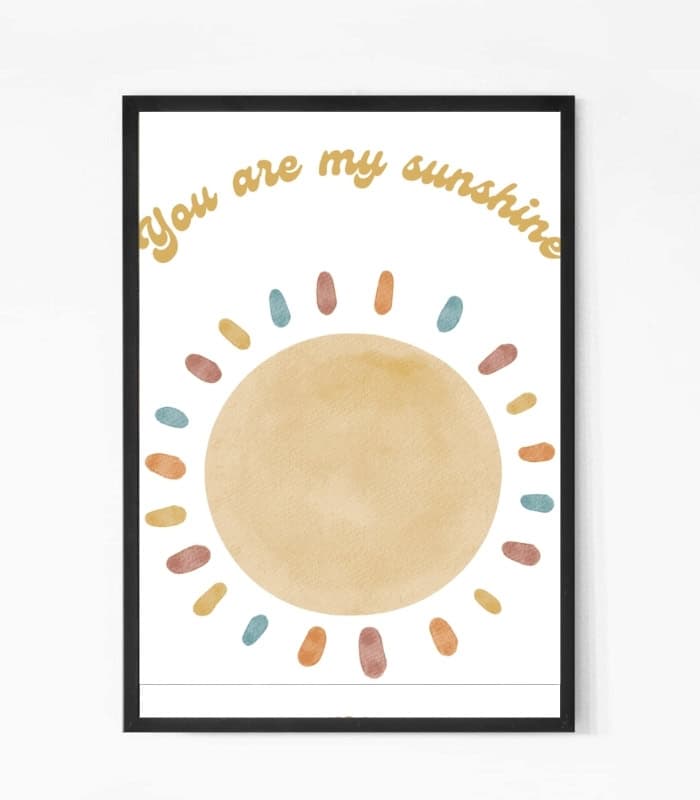Sunshine Wall Art For Kids Room