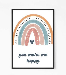 You Make Me Happy Wall Art