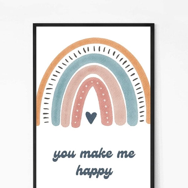 You Make Me Happy Wall Art