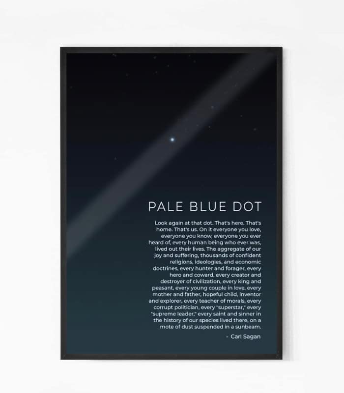 Buy Pale Blue Dot Wall Art