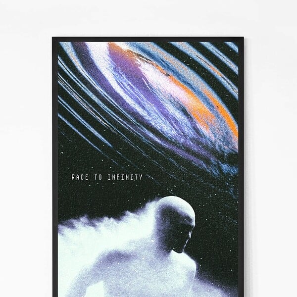 Buy Race To Infinity Quote Wall Art