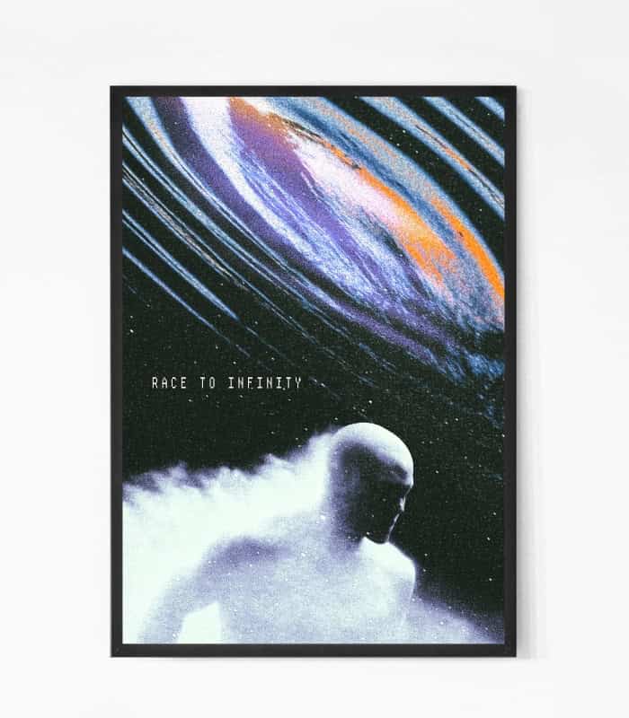Buy Race To Infinity Quote Wall Art