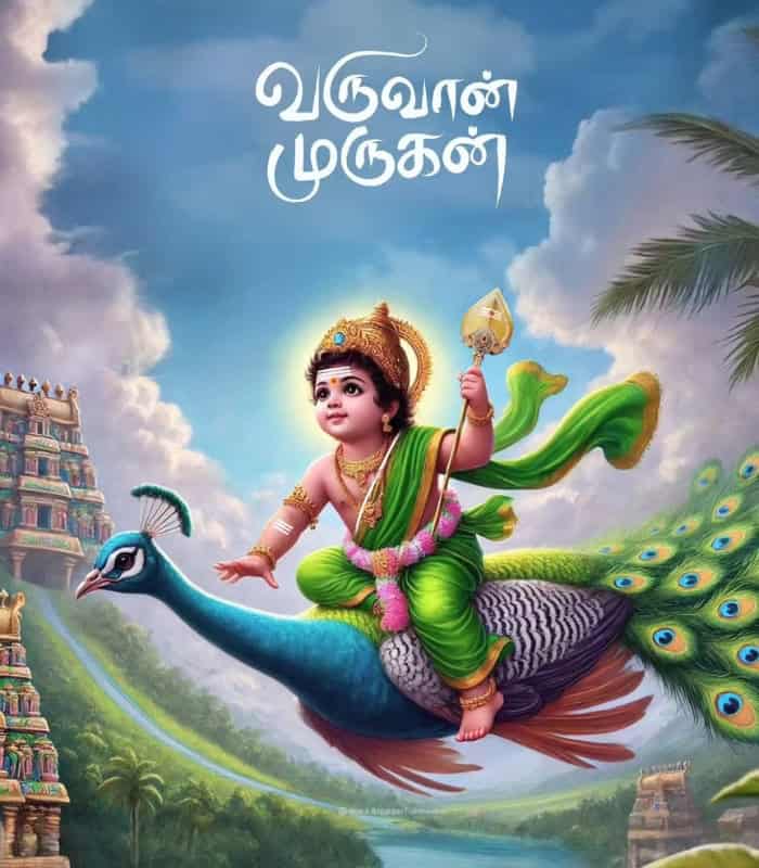 Buy Varuvan Murugan Wall Art | Spiritual Wall Art - Image 2