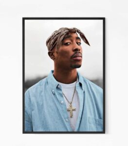 Buy Rap Legend Tupac Shakur Wall Art
