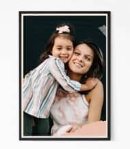 Memory Caption Mom and Daughter Photo Frame