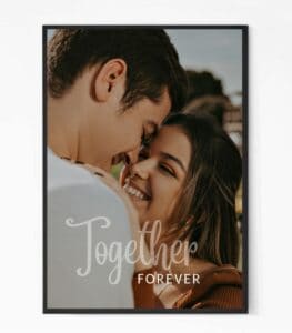 Together Forever Focus Photo Canvas