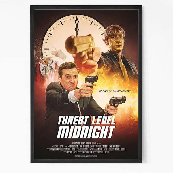 Threat level midnight movie poster