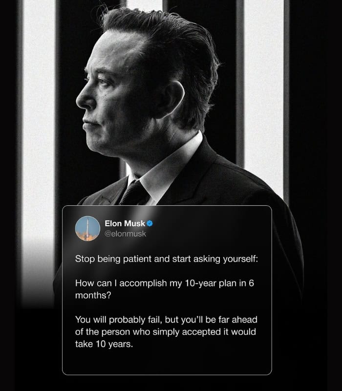 Elon Musk Goal quote wall art2