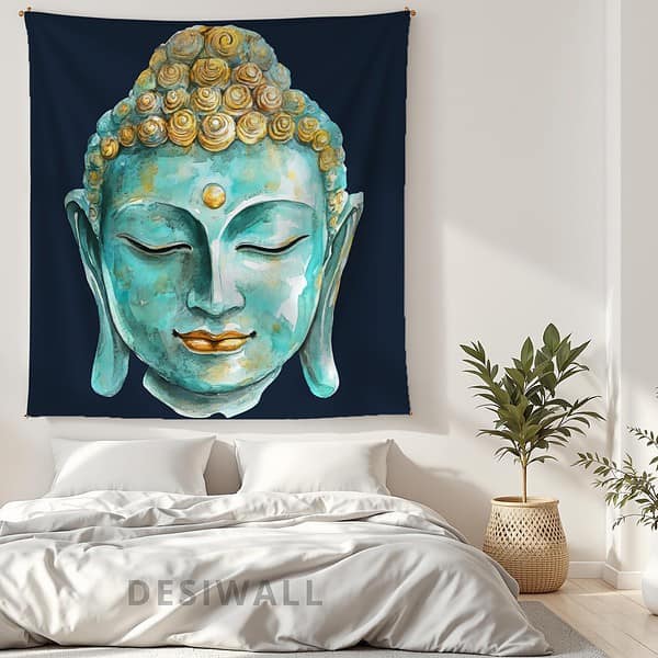 Buy Calming Buddha Tapestry Wall Art