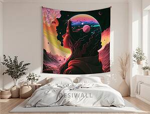 Buy Cosmic Girl Tapestry Wall Hang