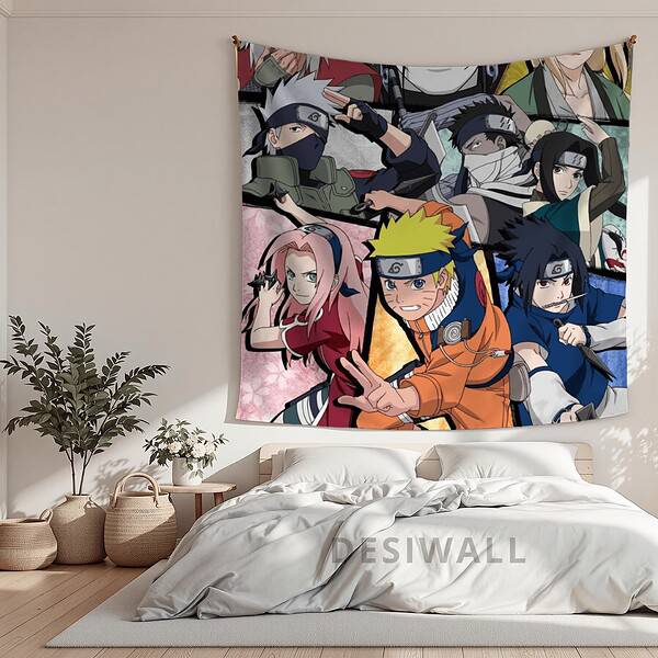 Naruto Anime Tapestry Wall Art