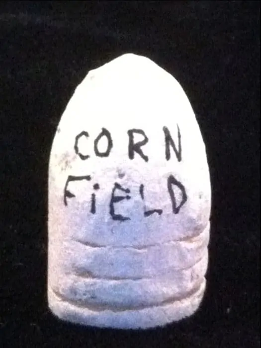 Authentic Civil War Bullet Recovered At Miller's Corn Field Antietam Recovered By Dean Thomas