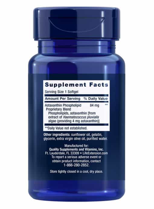 Astaxanthin with Phospholipids by Life Extension