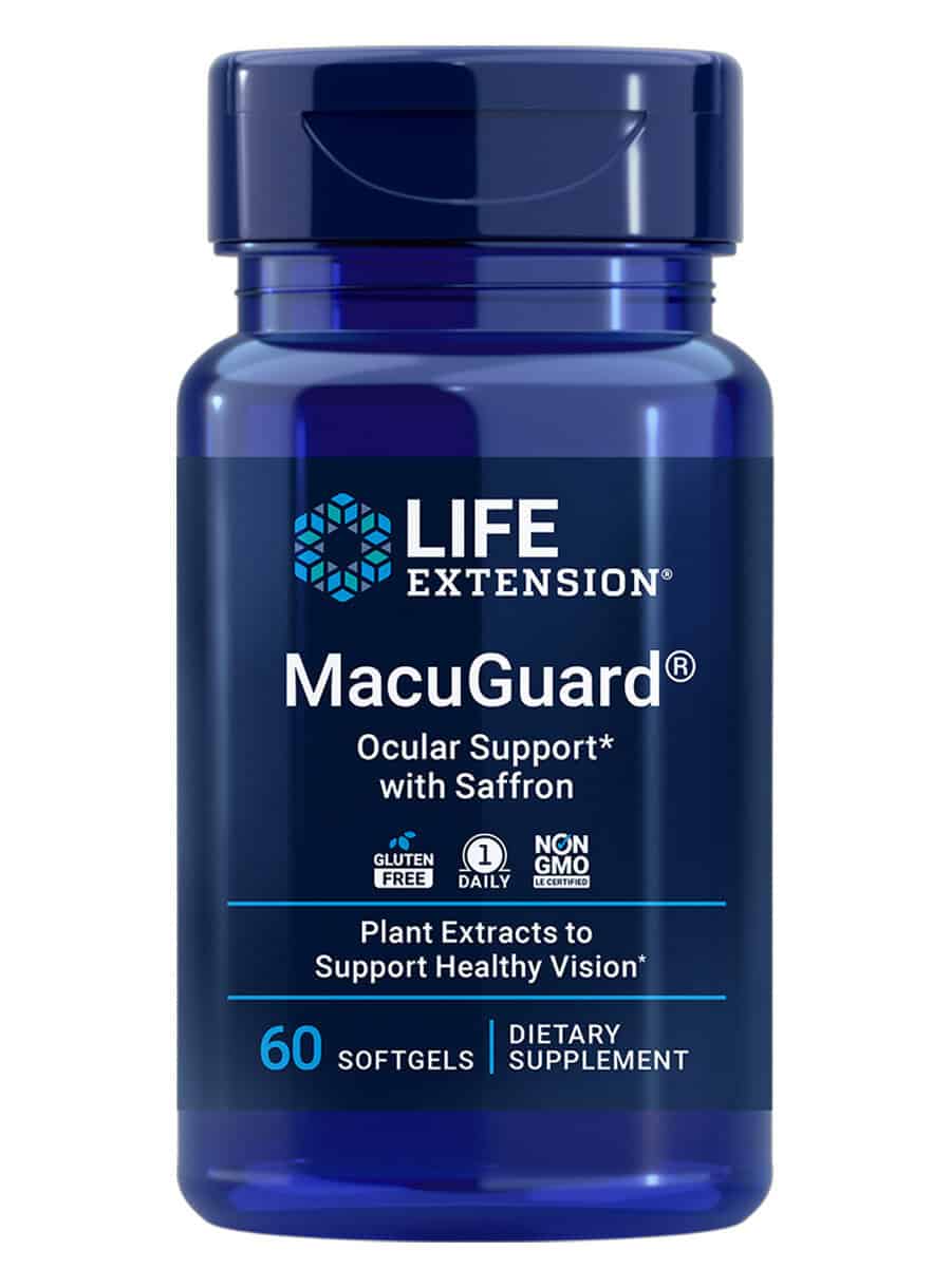 MacuGuard Ocular Support with Saffron by Life Extension