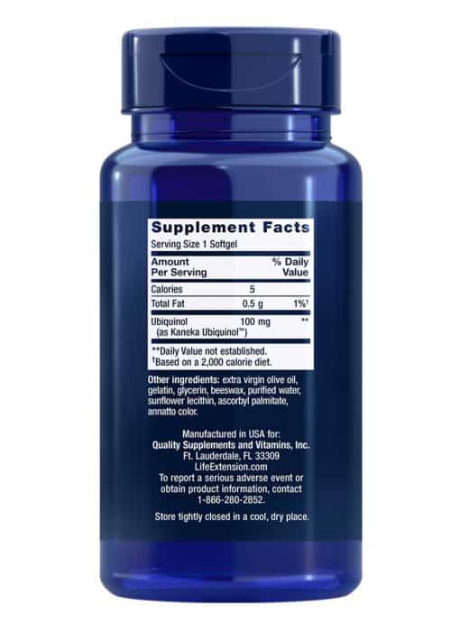 Super Ubiquinol CoQ10 Heart health, cell energy, oxidative stress defense