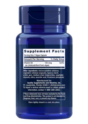 Vegan Vitamin D3 Immune, bone & whole body health, from algae, high potency