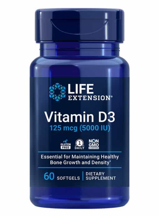Vitamin D3 125 mcg by Life Extension
