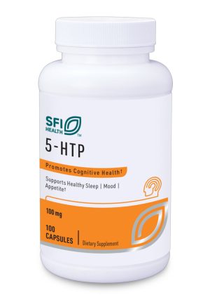 SFI Health 5-HTP 100mg - Supplement from Griffonia simplicifolia for mood, sleep, and appetite support.