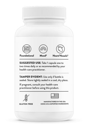 Thorne 5-MTHF - Active 5mg folate supplement for mood, heart, and methylation support.