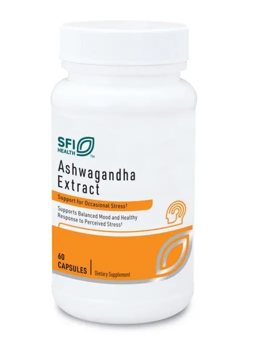 SFI Health Ashwagandha Extract - 300 mg standardized Ashwagandha for stress response and mood support.