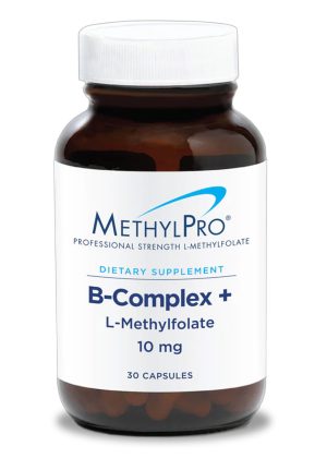 MethylPro B-Complex - A high-potency B-vitamin formula with 10mg of active L-Methylfolate.