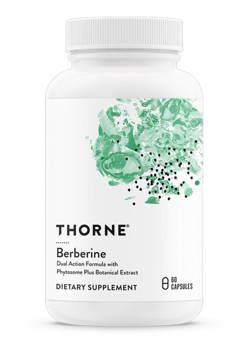 Thorne Berberine - A high-absorption berberine HCl and phytosome blend for metabolic and cardiovascular support.