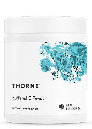 Thorne Buffered C Powder - A gentle, high-potency vitamin C powder with minerals for immune support.
