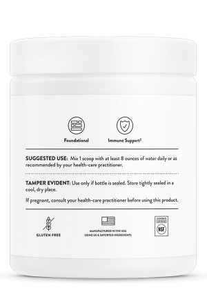 Thorne Buffered C Powder - A gentle, high-potency vitamin C powder with minerals for immune support.