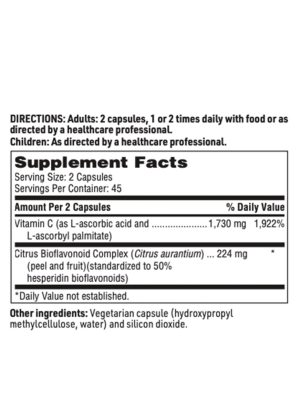 SFI Health C Plus - High-potency Vitamin C with citrus bioflavonoids for immune and antioxidant support.