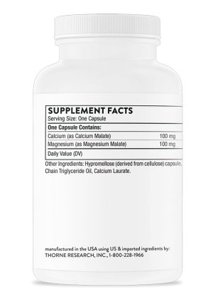 Calcium-Magnesium Malate A 1:1 ratio of calcium and magnesium for healthy bones, heart, and more
