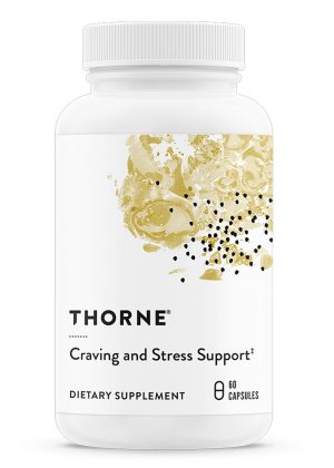 Thorne Craving and Stress Support (Relora® Plus) - A botanical and B-vitamin blend for stress, mood, and cortisol support.