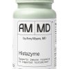 Histazyme A patented enzyme formula that helps break down food-derived histamines in the digestive tract