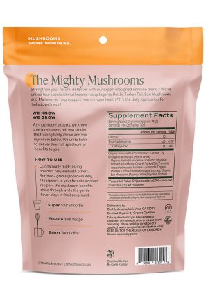 Immune Organic Mushroom Powder Helps support vibrant immune health
