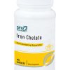Iron Chelate - 30 mg of Ferrochel® chelated iron for a gentle, non-constipating supplement.
